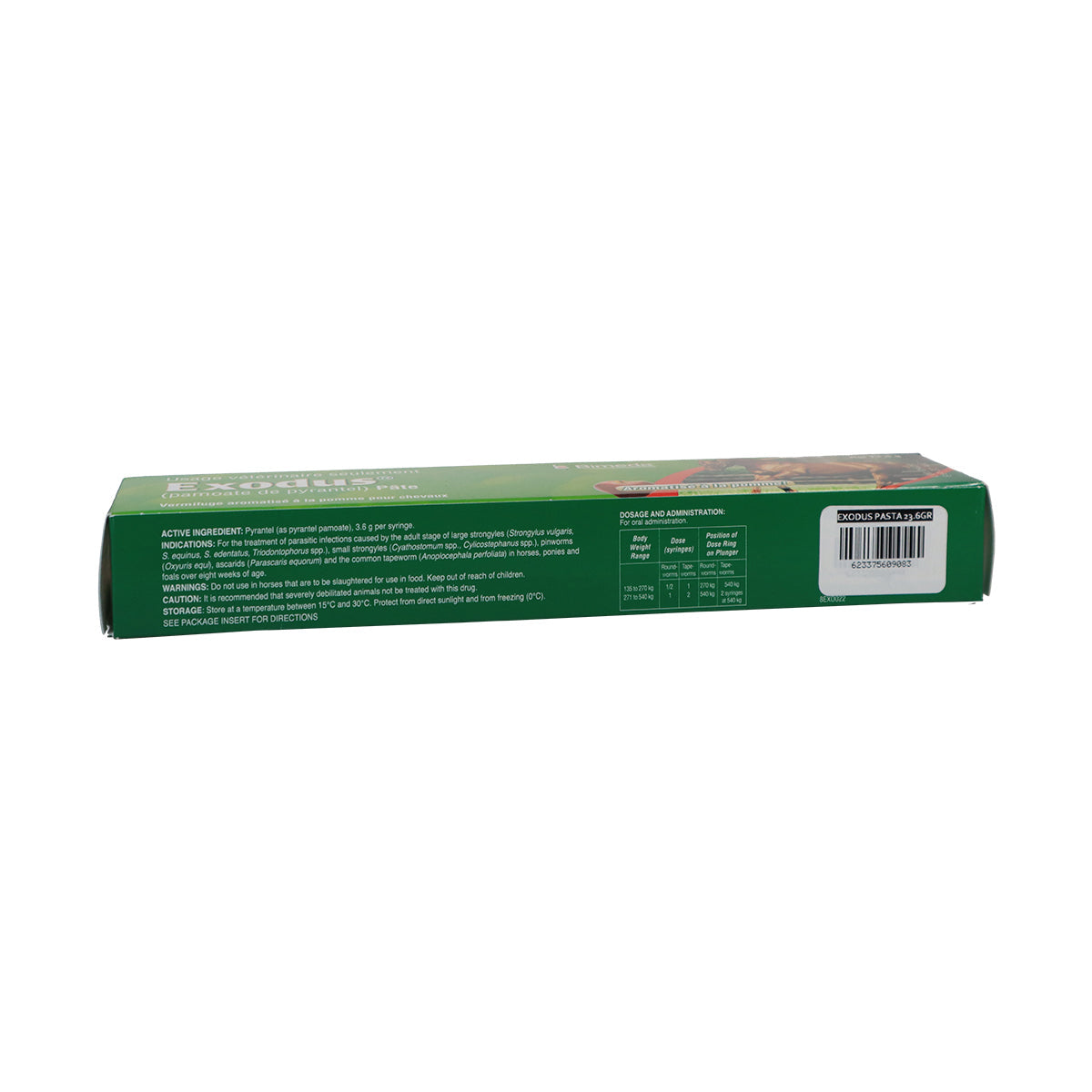 Antiparasitario para caballo Bimeda Exodus pasta 23.6 gr
