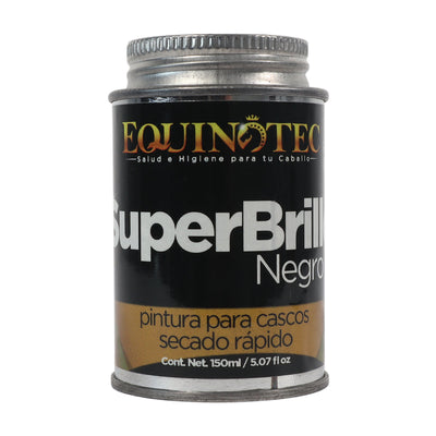 Equinotec Super Brillo para cascos negro 150 ml