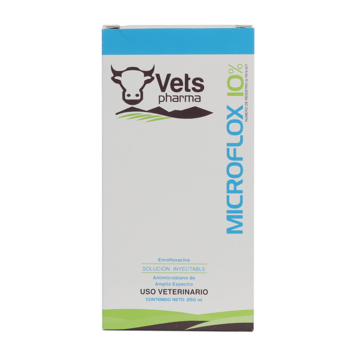 Vets Pharma Microflox 10% Inyectable 250 ml