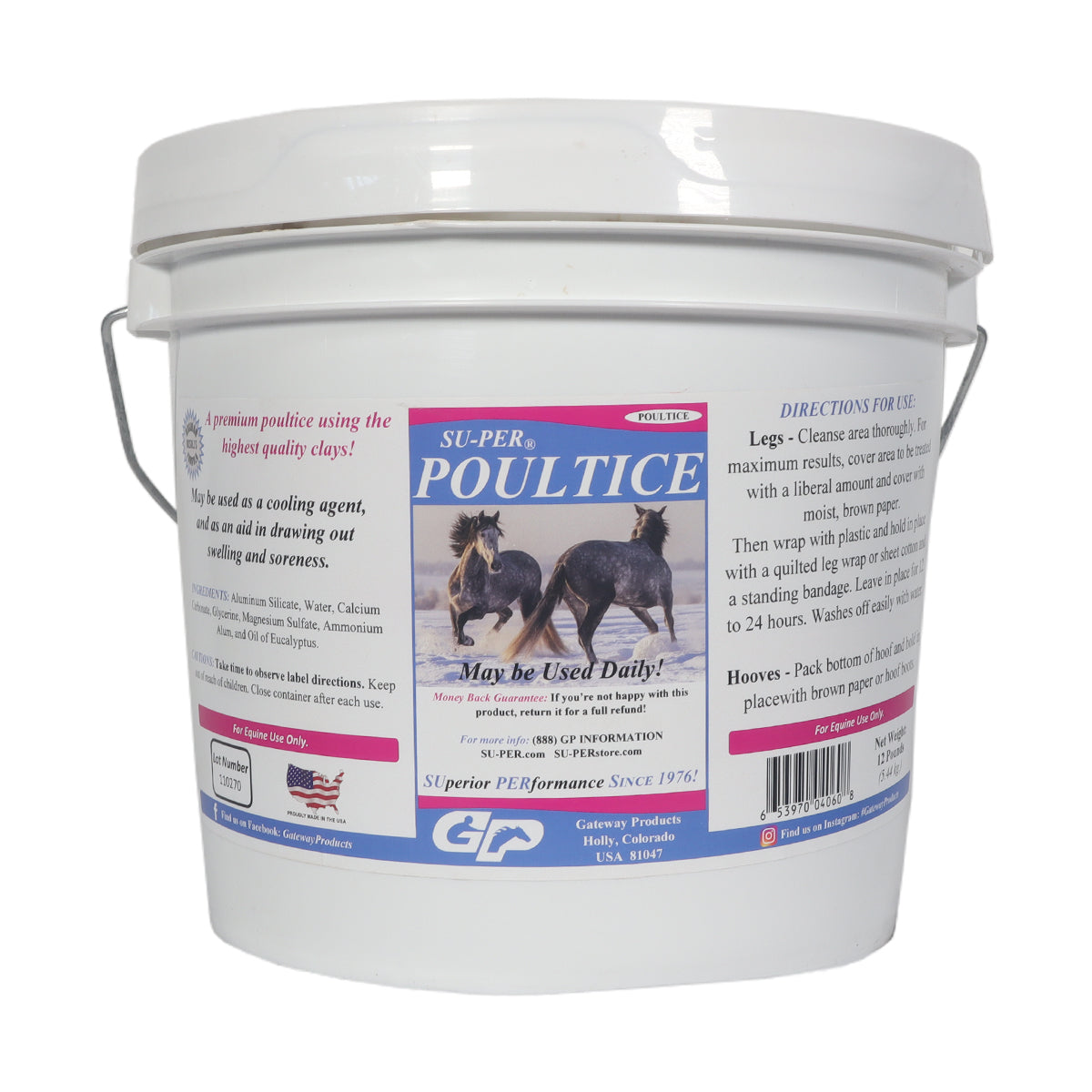 Suplemento Su-Per Poultice 12 Lb