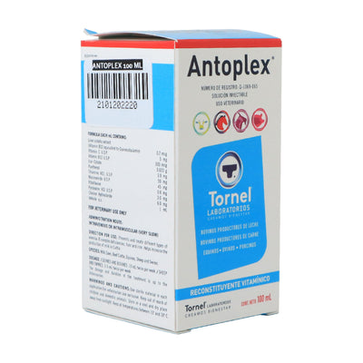 Vitamínico para caballo Antoplex Tornel Reconstituyente 100 ml