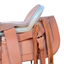 Silla para montar de trabajo cuadrada lisa color natural